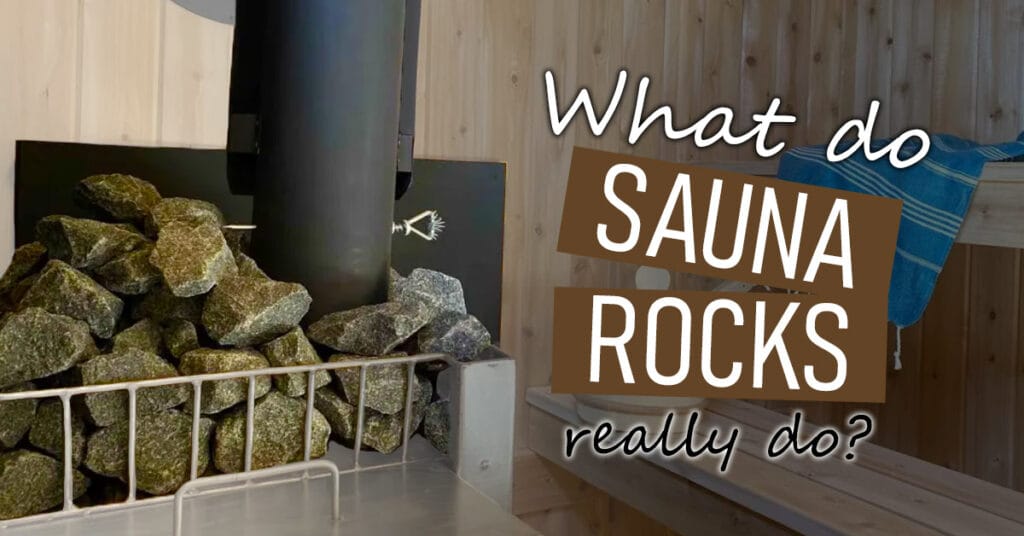how to use a sauna with rocks