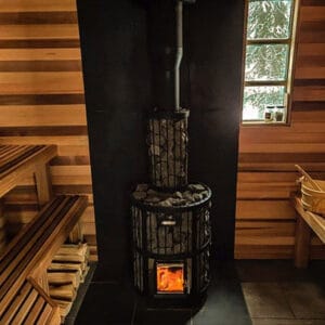 wood burning sauna stove