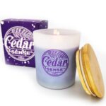 Lavender White Sage Cedar Wood Candles | Eastern Red Aromatic Cedar Oil Candles - Image 2