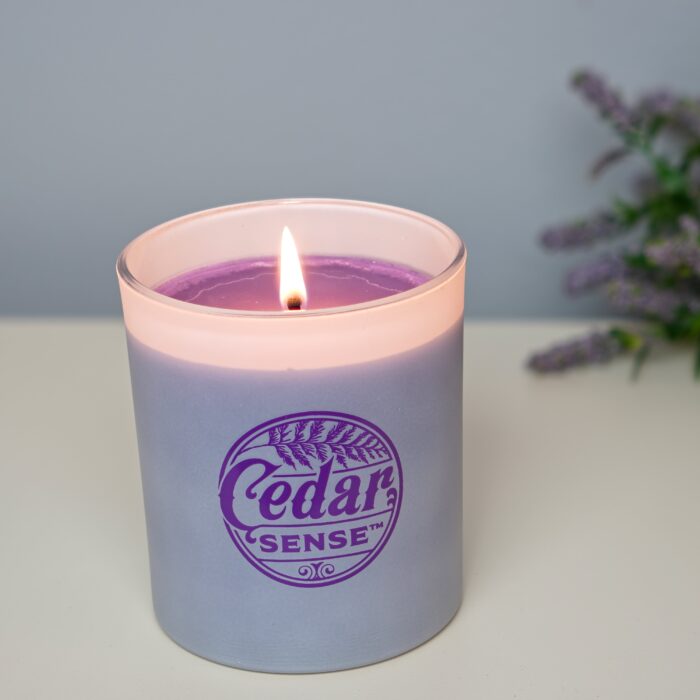 Lavender White Sage Cedar Wood Candles | Eastern Red Aromatic Cedar Oil Candles - Image 7