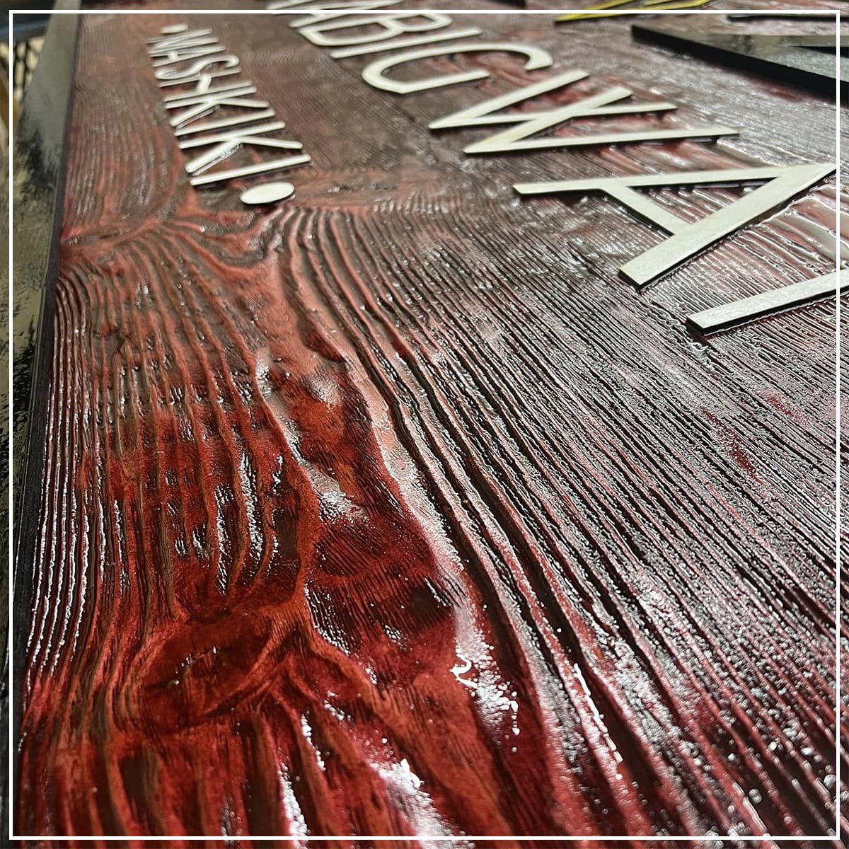custom wooden signs