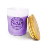 Lavender White Sage Cedar Wood Candles | Eastern Red Aromatic Cedar Oil Candles
