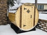 4 Person Barrel Sauna | Home Sauna | 6' x 6' | Cedar Sense - Image 18