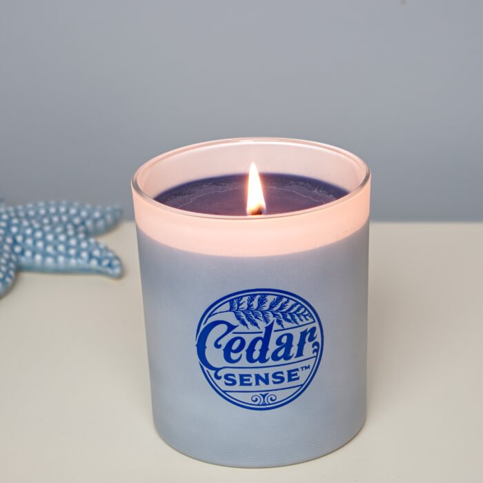 Peppermint Eucalyptus Cedar Wood Candles | Eastern Red Aromatic Cedar Oil Candles - Image 7
