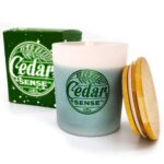 Fraser Fir Cedar Wood Candles | Eastern Red Aromatic Cedar Oil Candles - Image 2