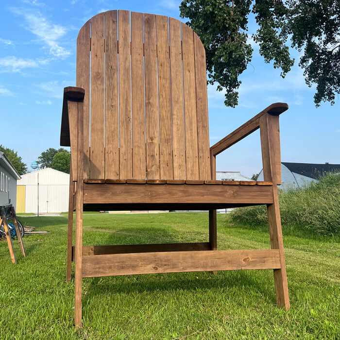 Giant Adirondack Chair | Custom Size and Material | 8ft. & 10ft. Sizes - Image 2