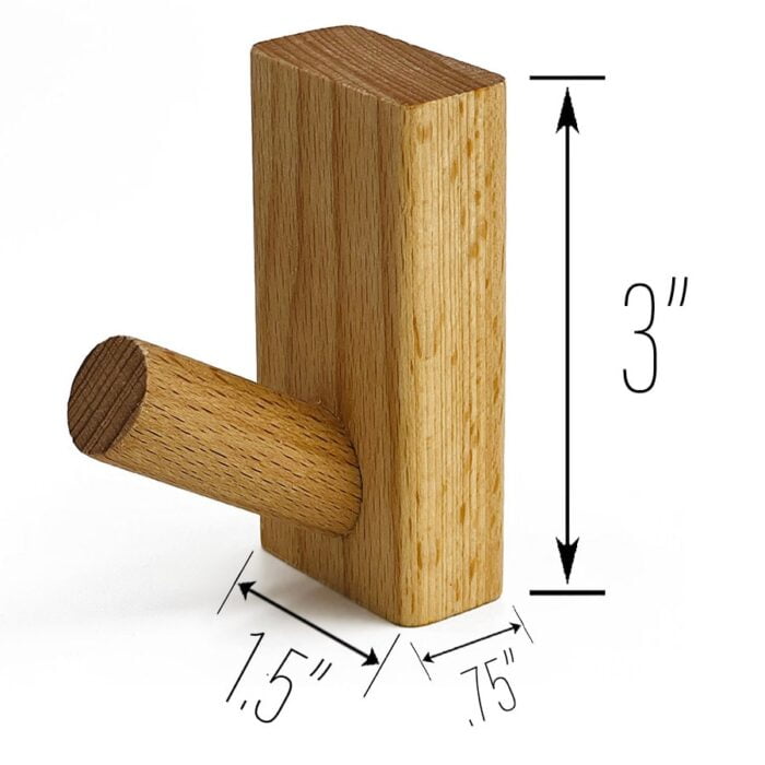 wooden hooks