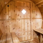 4 Person Barrel Sauna | Home Sauna | 6' x 6' | Cedar Sense - Image 10