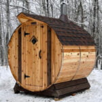 4 Person Barrel Sauna | Home Sauna | 6' x 6' | Cedar Sense - Image 11