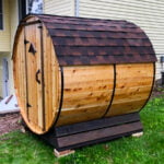 4 Person Barrel Sauna | Home Sauna | 6' x 6' | Cedar Sense - Image 2