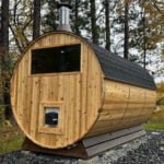 6 Person Cedar Barrel Sauna | Cedar Sauna | 6' x 8' | Cedar Sense - Image 15
