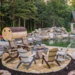 6 Person Barrel Sauna with Changing Room | Steam Sauna | 6' x 12' | Cedar Sense - Image 19