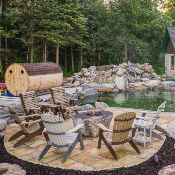 6 Person Barrel Sauna with Changing Room | Steam Sauna | 6' x 12' | Cedar Sense - Image 19