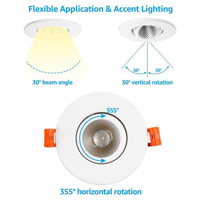 sauna light LED recessed
