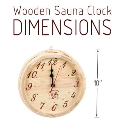 clock for inside sauna