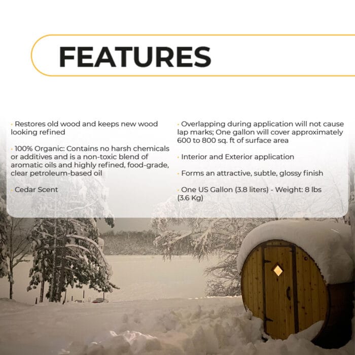 sauna oil for wood