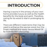 sauna paraffin oil