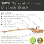 exfoliating sauna brush