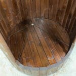 outdoor shower floor