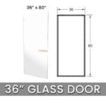 glass door sauna