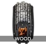 wood indoor sauna