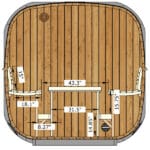 6 Person Thermowood Sauna Kit | SaunaLife Outdoor Cube Sauna | 8.5' x 8' | 382 cu. ft - Image 13
