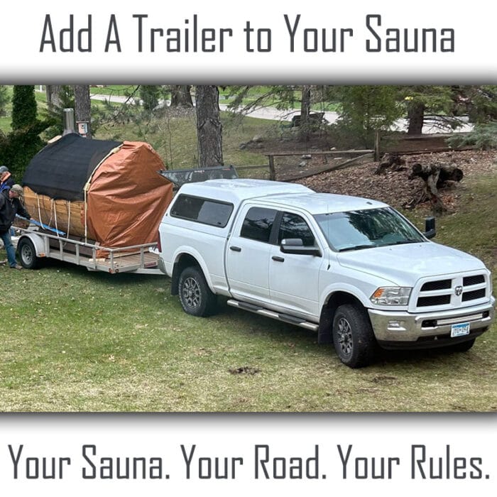 mobile sauna trailer