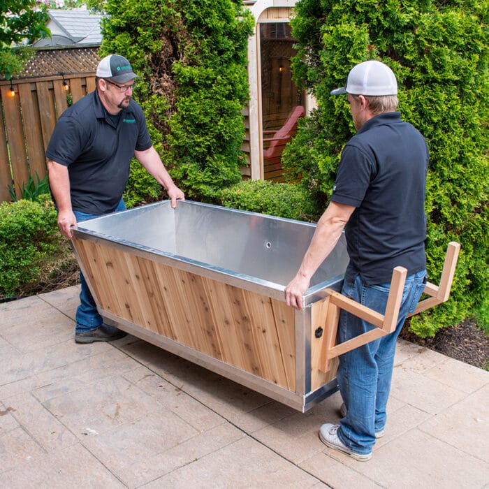 plunge cold tub