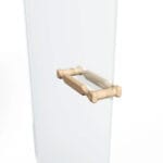 Frameless Glass Sauna Door | 36" x 82.75" Door | Hand-Crafted Wooden Door Handle - Image 3