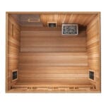 4 Person Infrared & Steam Sauna | Finnmark FD-5 XL Trinity | Red Light & Traditional Sauna - Image 6