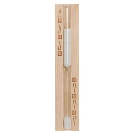 sand timer sauna