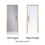 Glass Sauna Door 36" x 81" | Pre-hung | Clear & Tinted | Left/Right Swing - Image 5