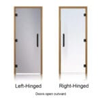 Glass Sauna Door 36" x 81" | Pre-hung | Clear & Tinted | Left/Right Swing - Image 6