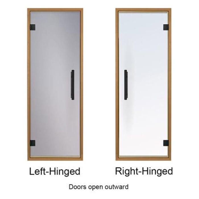 Glass Sauna Door 24" x 81" | Pre-hung | Clear & Tinted | Left/Right Swing - Image 5