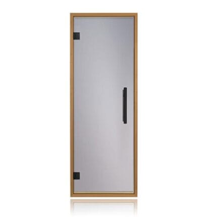 Glass sauna door