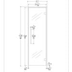 Glass Sauna Door 24" x 81" | Pre-hung | Clear & Tinted | Left/Right Swing - Image 7