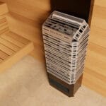 sauna electric heater saunum 10 Top Side view