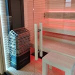 sauna electric heater saunum 10 in a sauna