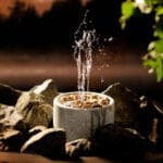 sauna fountain