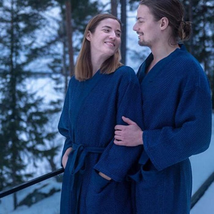 towel bathrobe