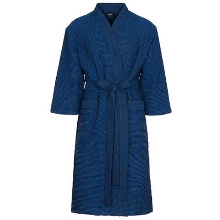 sauna robe _ rento _ dark blue _ main pic 1 sauna robe