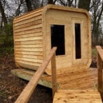 4 Person Cedar Cube Sauna | Canadian Timber  | 7' x 7' | 343' cu ft. - Image 2