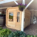 4 Person Cedar Cube Sauna | Canadian Timber  | 7' x 7' | 343' cu ft. - Image 10