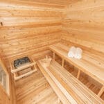 4 Person Cedar Cube Sauna | Canadian Timber  | 7' x 7' | 343' cu ft. - Image 5