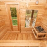 4 Person Cedar Cube Sauna | Canadian Timber  | 7' x 7' | 343' cu ft. - Image 3