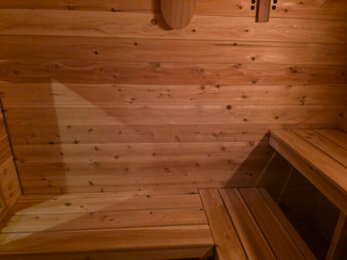 6 Person Outdoor Sauna Cabin | Georgian Collection | Canadian Timber Cedar Sauna | 390 cu. ft - Image 23