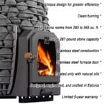 HUUM HIVE Wood 17 | Internal Feed | 283' - 565' cu. ft - Image 6