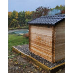 6 Person Outdoor Sauna Cabin | Georgian Collection | Canadian Timber Cedar Sauna | 390 cu. ft - Image 19