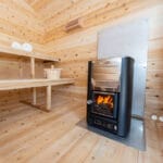 6 Person Outdoor Sauna Cabin | Georgian Collection | Canadian Timber Cedar Sauna | 390 cu. ft - Image 8