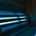 75" Lighted Signature Sauna Backrest | Cedar with LED & Remote - Image 3